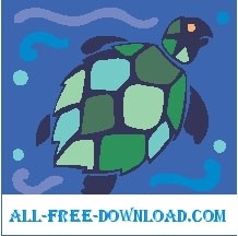 free vector Turtle 24