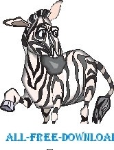 free vector Zebra 09