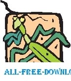free vector Praying Mantis