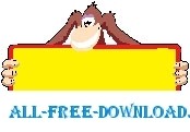free vector Monkey with Sign