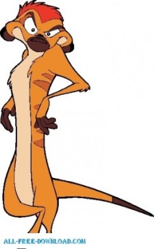 free vector The Lion King TIMON004