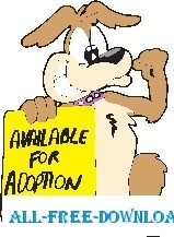 free vector Pet Adoption Dog