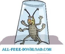free vector Insect Caught