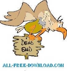 free vector Vulture Dead End
