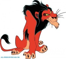 free vector The Lion King Scar 4