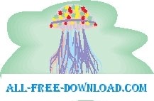 free vector Jellyfish 2