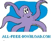 free vector Octopus 12