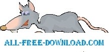 free vector Rat Walking 2