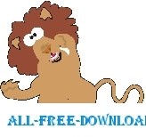 free vector Lion Goofy