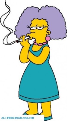 free vector Selma Bouvier 01 The Simpsons