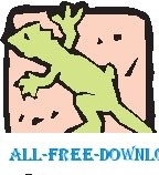 free vector Lizard 02