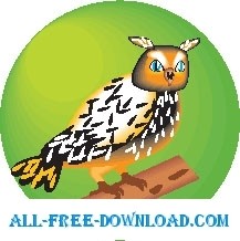 free vector Owl 17