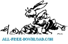free vector Tortoise and Hare 3
