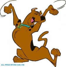free vector Scooby Doo 01