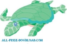 free vector Turtle Swimming 1
