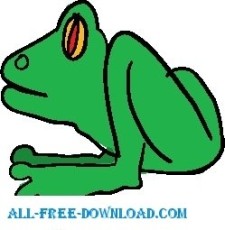 free vector Frog 04