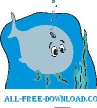 free vector Whale 19
