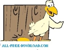 free vector Goose and Golden Egg