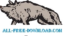free vector Wolf 9