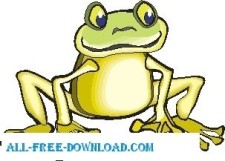 free vector Frog 21