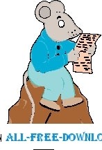 free vector Mouse Reading