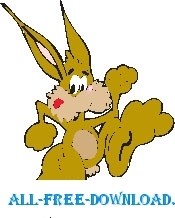 free vector Rabbit Running 4