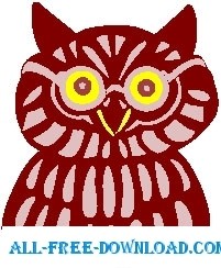 free vector Owl Wise