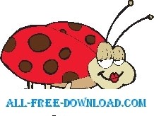 free vector Ladybug 16