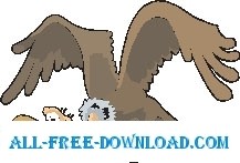 free vector Vulture Flying 2