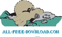 free vector Mole in Ground