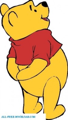 free vector Winnie the Pooh Pooh 001