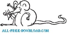 free vector Mouse Waving 1