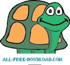free vector Turtle Smiling