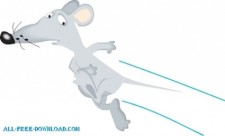 free vector Mouse Running 1