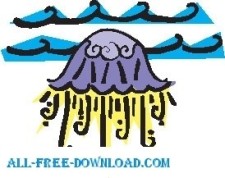 free vector Jellyfish 3