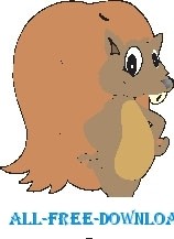 free vector Squirrel 07