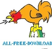 free vector Rooster 01