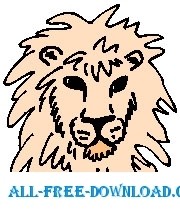 free vector Lion 12