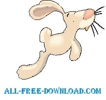 free vector Rabbit Hopping 4