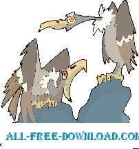 free vector Vultures