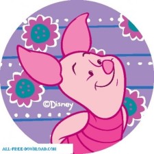 free vector Winnie the Pooh Piglet 003
