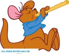 free vector Winnie the Pooh Roo 005