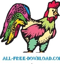 free vector Rooster 16