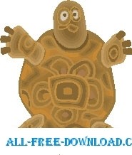 free vector Turtle Surprised
