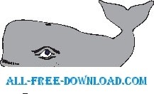 free vector Whale Smiling 1