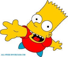 free vector Bart Simpson 01 The Simpsons