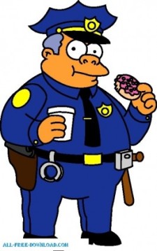 free vector Chief Clancy Wiggum 01 The Simpsons