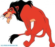 free vector The Lion King Scar 3
