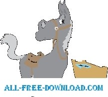 free vector Horse and Water