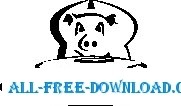 free vector Pig and Pancakes